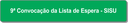 9ª Convocação da Lista de Espera - SISU.png